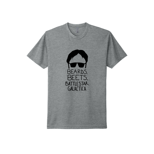 Beards, Beets, Battlestar Galactica T-shirt
